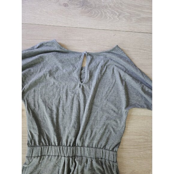 Soft Surroundings Audun Cotton Modal Heathered Grey One Piece Jumpsuit S Small - Picture 10 of 14